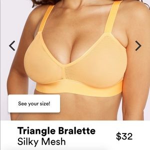 Mesh Triangle Parade Bra